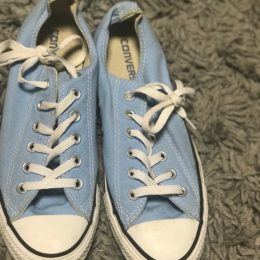 Baby Blue Converse